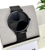 Michael Kors Auden Three-Hand Black Dial Black Mesh Strap Watch for Men - MK7152 Authentic Buy Shop Now