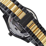 Michael Kors Lexington Quartz Black Dial Two Tone Steel Strap Watch For Men - MK8948 Authentic Buy Shop Now