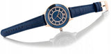Swarovski Octea Lux Blue Dial Blue Leather Strap Watch for Women - 5414413 Authentic Buy Shop Now