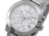 Burberry City Chronograph White Dial Silver Steel Strap Watch For Women - BU9700 Authentic Buy Shop Now
