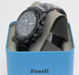 Fossil Bronson Chronograph Black Dial Black Steel Strap Watch for Men - FS5853 Authentic Buy Shop Now