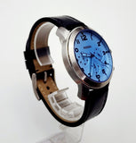 Fossil Pilot Chronograph Sky Blue Dial Black Leather Strap Watch for Men - FS5162 Authentic Buy Shop Now