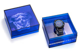 Versace icon Active Chronograph Black Dial Black Silicone Strap Watch For Men - VEZ700622 Authentic Buy Shop Now