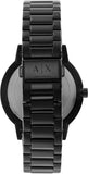 Armani Exchange Cayde Multicolor Dial Black Steel Strap Watch For Men - AX2725 Authentic Buy Shop Now