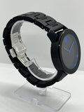 Movado Bold TR90 Black Dial Black Leather Strap Watch For Men - 3600307 Authentic Buy Shop Now