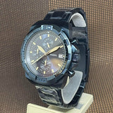 Fossil Bronson Chronograph Blue Dial Blue Steel Strap Watch for Men - FS5916 Authentic Buy Shop Now