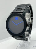 Movado Bold TR90 Black Dial Black Leather Strap Watch For Men - 3600307 Authentic Buy Shop Now