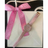 Swarovski Passage Chrono Pink Dial Pink Leather Strap Watch for Women - 5580352 Authentic Buy Shop Now