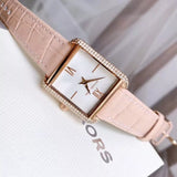 Michael Kors Lake Quartz White Dial Pink Leather Strap Watch For Women - MK2763 Authentic Buy Shop Now