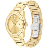 Movado Bold Verso Gold Dial Gold Steel Strap Watch for Men - 3600861 Authentic Buy Shop Now