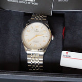 Tudor 1926 Automatic Silver Dial Silver Steel Strap Watch for Men - M91650-0001 Authentic Buy Shop Now