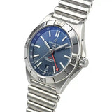 Breitling Chronomat GMT 40 Blue Dial Silver Steel Strap Watch for Men - A32398101C1A1 Authentic Buy Shop Now