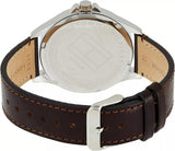 Tommy Hilfiger Shawn Multifunction Grey Dial Brown Leather Strap Watch for Men - 1791615 Authentic Buy Shop Now