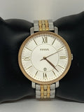 Fossil Jacqueline White Dial Two Tone Steel Strap Watch for Women - ES3844 Authentic Buy Shop Now