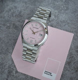 Citizen x Pantone Automatic Dreamy Pink Dial Silver Steel Strap Watch For Men - NJ0158-89X Authentic Buy Shop Now