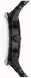 Emporio Armani Mario Chronograph Green Dial Black Steel Strap Watch For Men - AR11472 Authentic Buy Shop Now