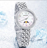 Emporio Armani Rosa Quartz Mother of Pearl Dial Silver Steel Strap Watch For Women - AR11461 Authentic Buy Shop Now