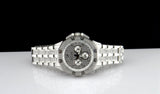 Bulova Crystal Collection Pave Silver Dial with Crystals Silver Steel Strap Watch for Men - 96C134 Authentic Buy Shop Now