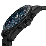 Emporio Armani Sigma Chronograph Blue Dial Black Silicone Strap Watch For Men - AR6121 Authentic Buy Shop Now