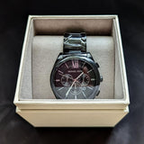 Michael Kors Langford Chronograph Black Dial Black Steel Strap Watch For Men - MK8993 Authentic Buy Shop Now