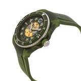 Gucci Dive Automatic Green Dial Green Rubber Strap Unisex Watch - YA136345 Authentic Buy Shop Now
