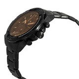 Fossil Bronson Chronograph Black Dial Black Steel Strap Watch for Men - FS5851 Authentic Buy Shop Now