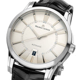 Maurice Lacroix Pontos Silver Dial Black Leather Strap Watch For Men - PT6148-SS001-131 Authentic Buy Shop Now