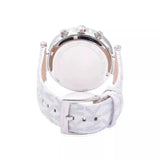 Michael Kors Parker Chronograph White Dial White Leather Strap Watch For Women - MK7226 Authentic Buy Shop Now