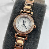 Coach Madison Crystals White Dial Rose Gold Steel Strap Watch For Women - 14502405 Authentic Buy Shop Now