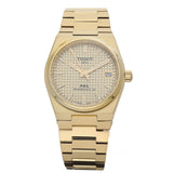 Tissot PRX Powermatic 80 Gold Dial Gold Steel Strap Watch for Men - T137.407.33.021.00 Authentic Buy Shop Now