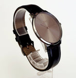 Hugo Boss Modern Grey Dial Black Leather Strap Watch for Men - 1513540 Authentic Buy Shop Now