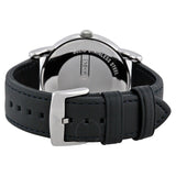 Emporio Armani Classic Quartz Blue Dial Black Leather Strap Watch For Men - AR1731 Authentic Buy Shop Now