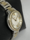 Fossil Virginia Silver Dial Two Tone Steel Strap Watch for Women - ES3503 Authentic Buy Shop Now