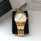 Bulova Multifunction White Dial Gold Steel Strap Watch for Men - 97C105 Authentic Buy Shop Now