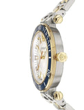 Versace Greca Sport Quartz White Dial Two Tone Steel Strap Watch For Men - VEZ300521 Authentic Buy Shop Now