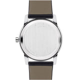 Movado Museum Black Dial Black Leather Strap Watch For Men - 606502 Authentic Buy Shop Now