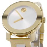 Movado Bold Silver Dial Two Tone Steel Strap Watch for Women - 3600129 Authentic Buy Shop Now