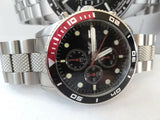Emporio Armani Chronograph Black Dial Silver Stainless Steel Watch For Men - AR5855 Authentic Buy Shop Now