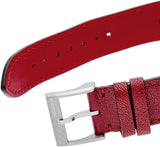 Gucci G Timeless Automatic Silver Dial Red Leather Strap Watch For Men - YA126346 Authentic Buy Shop Now