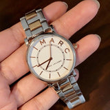 Marc Jacobs Roxy White Dial Two Tone Steel Strap Watch for Women - MJ3553 Authentic Buy Shop Now