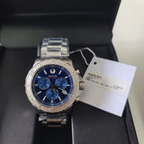 Movado Series 800 Blue Dial Silver Steel Strap Watch for Men - 2600151 Authentic Buy Shop Now