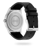 Gucci G Timeless Bee Black Dial Black Leather Strap Watch For Women - YA1264067 Authentic Buy Shop Now