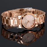 Burberry The City Nude Dial Rose Gold Steel Strap Watch for Women - BU9228 Authentic Buy Shop Now