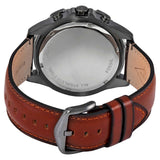 Fossil Garrett Chronograph Grey Dial Brown Leather Strap Watch for Men - FS5770 Authentic Buy Shop Now