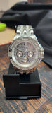Bulova Crystal Collection Pave Silver Dial with Crystals Silver Steel Strap Watch for Men - 96C134 Authentic Buy Shop Now