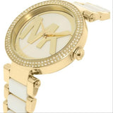 Michael Kors Parker White Dial Two Tone Steel Strap Watch for Women - MK6313 Authentic Buy Shop Now