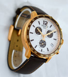 Tissot Quickster Chronograph Silver Dial Watch For Men - T095.417.36.037.01 Authentic Buy Shop Now
