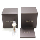 Gucci G Timeless Diamonds Mother of Pearl Dial Two Tone Mesh Bracelet Watch For Women - YA126514 Authentic Buy Shop Now
