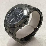 Marc Jacobs Blade Chronograph Black Dial Black Steel Strap Watch for Women - MBM3103 Authentic Buy Shop Now