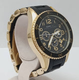 Marc Jacobs Rock Chronograph Black Dial Black Silicone Strap Watch for Women - MBM2552 Authentic Buy Shop Now
